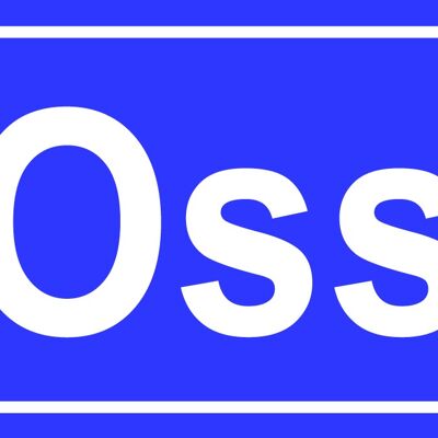 Kühlschrankmagnet Ortsschild Oss