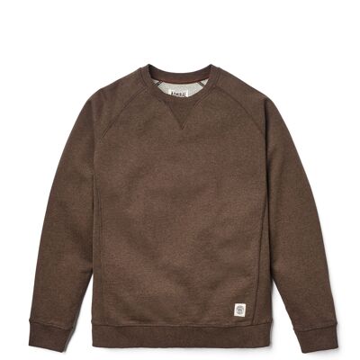 Rowley Raglan Sweatshirt - Sand Brown Marl