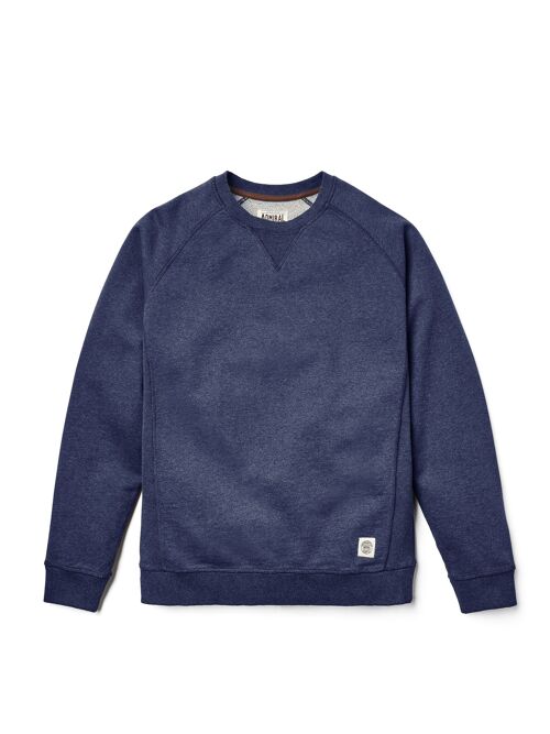 Rowley Raglan Sweatshirt - Grackle Blue Marl