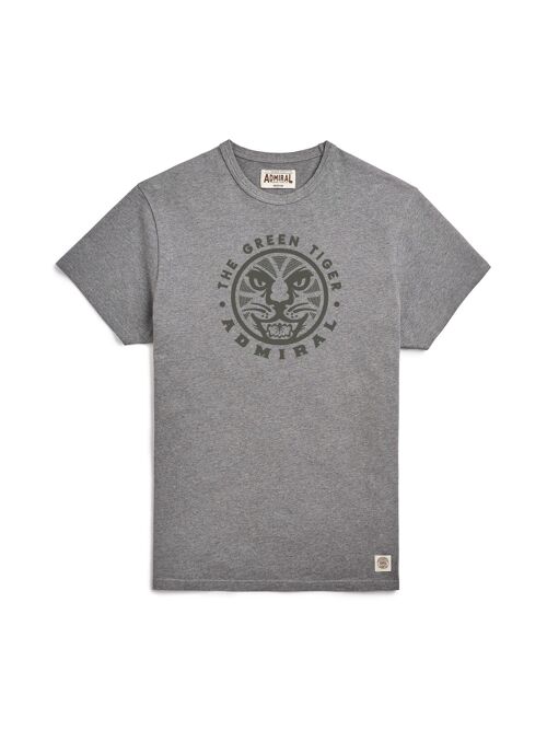 Aylestone T-Shirt The Green Tiger - Condor Grey Marl