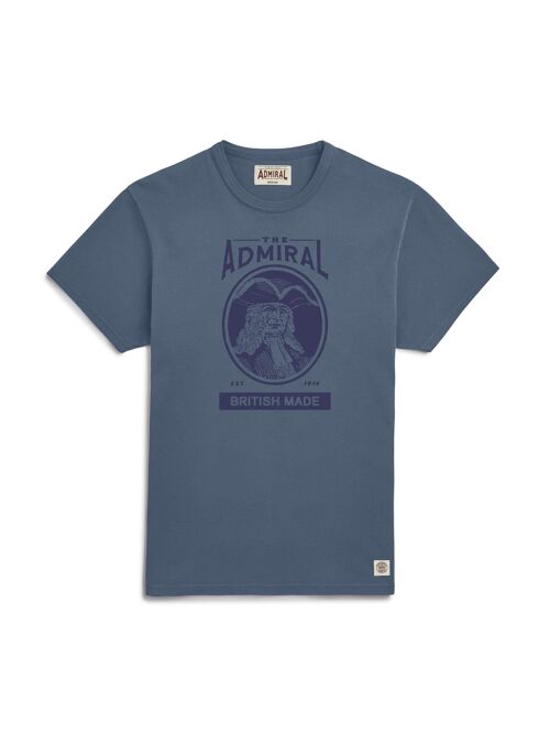 The Admiral T-Shirt - Flycatcher Blue