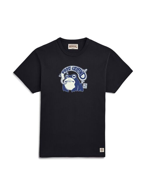 Aylestone T-Shirt Frog Island - Kite Black