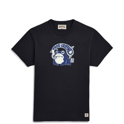 Aylestone T-Shirt Frog Island - Kite Black