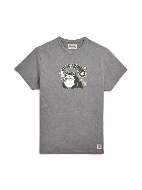 Aylestone T-Shirt Frog Island - Condor Grey Marl