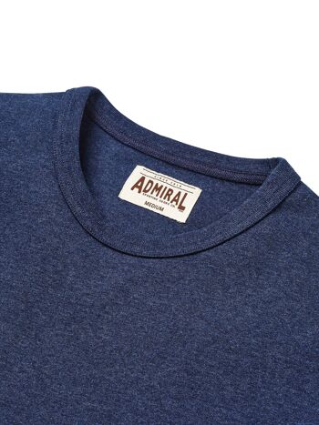 T-shirt Aylestone - Grackle Blue Chiné 3