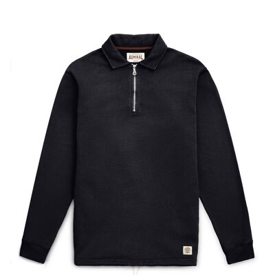 Chartwell Quarter Zip Top - Drachenschwarz