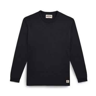 Camiseta manga larga Aylestone - Negro cometa