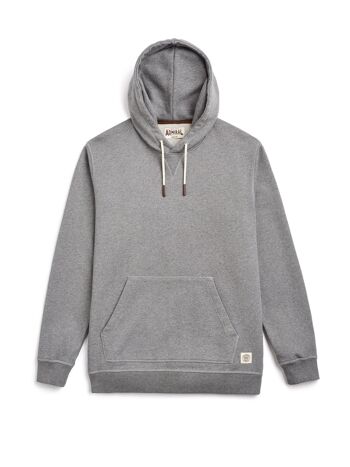 Sweat à Capuche Braunstone - Condor Gris Chiné 1