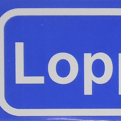 Fridge Magnet Town sign Loppersum