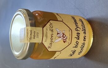 miel de haute montagne des Pyrénées bio 270g