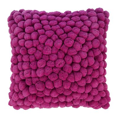 Cluster Pom Pom Cushion Cover - 55x55cm - Pink