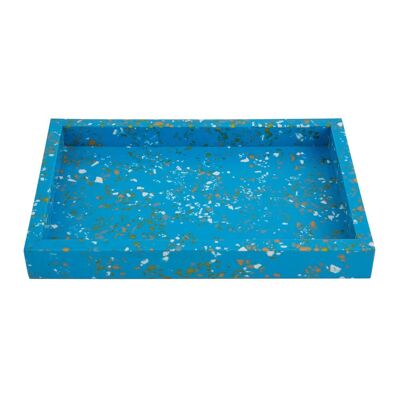 Terrazzo Tray - Cobalt