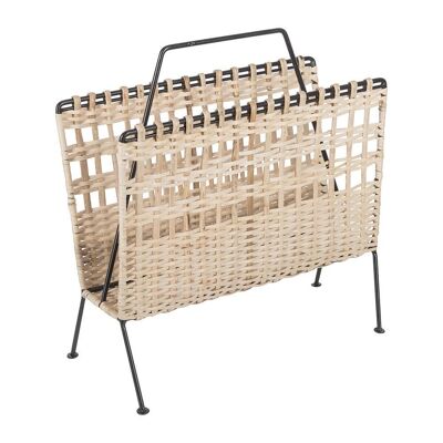 Wicker Magazine Rack - Narrow