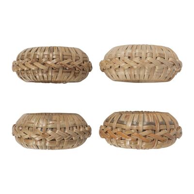 Wicker Napkin Ring - Set of 4