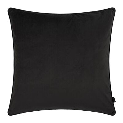 Velvet Cushion Cover - Black - 55x55cm