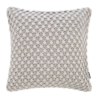Weave Effect Knitted Cushion - 45x45cm