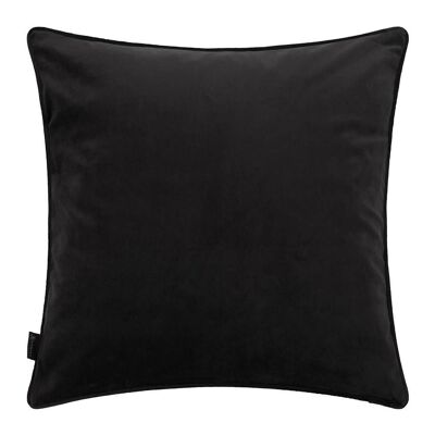 Velvet Cushion Cover - Black - 45x45cm