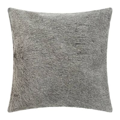 Cowhide Cushion - 45x45cm - Grey