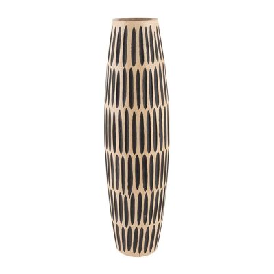 Carved Stripe Vase