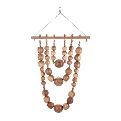 Wooden Bead Wall Hanging