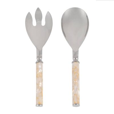 Mother of Pearl Salad Server