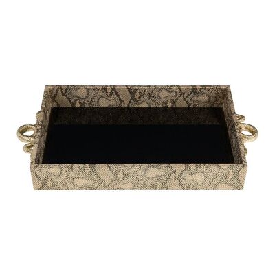 Tray With Snake Handles - Gold