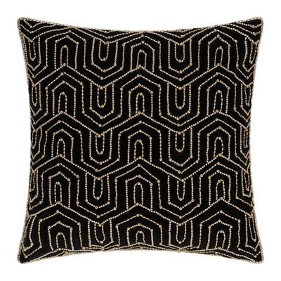 Beaded Art Deco Cushion - 45x45cm