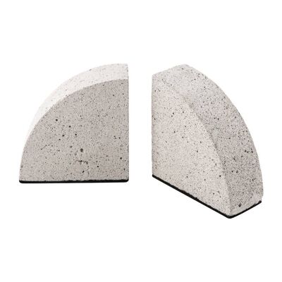 Arch Bookends - Set of 2 - Concrete