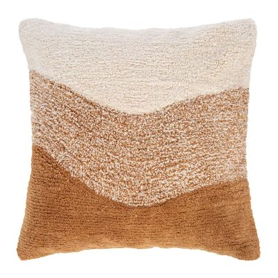 Ombre Textured Cushion - 45x45cm - Natural