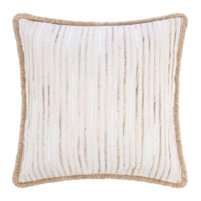 Texture Stripe Cushion - Natural - 45x45cm