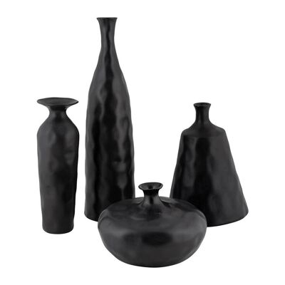 Dimpled Ceramic Bottle - Set of 4
