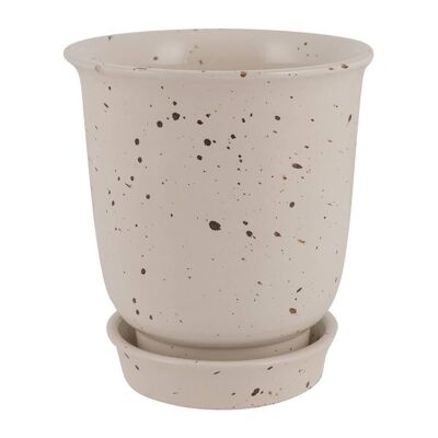 Speckle Glazed Plant Pot - Set of 2