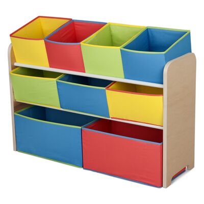 Organizador multicolor grande 9 compartimentos flexibles Signature Delta Children