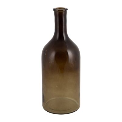 Coloured Glass Bottle - Brown