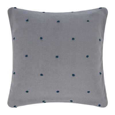Bubble Dot Cushion - 45x45cm - Blue
