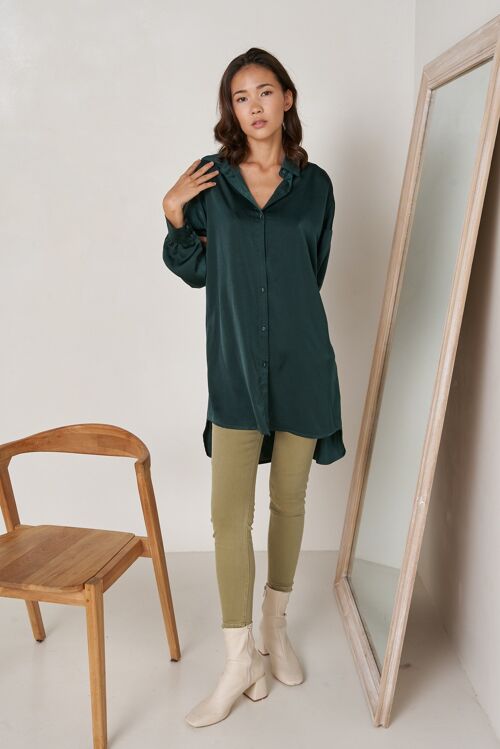 Blouse Celeste Vert Bouteille