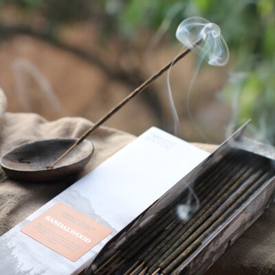 SANDALWOOD handmade incense sticks (organic, natural)