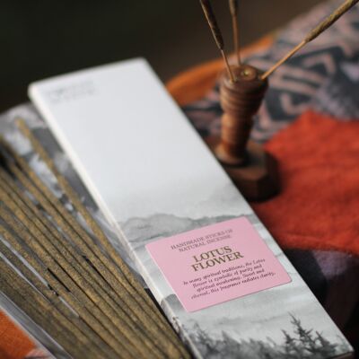 LOTUS FLOWER handmade incense sticks (organic, natural)
