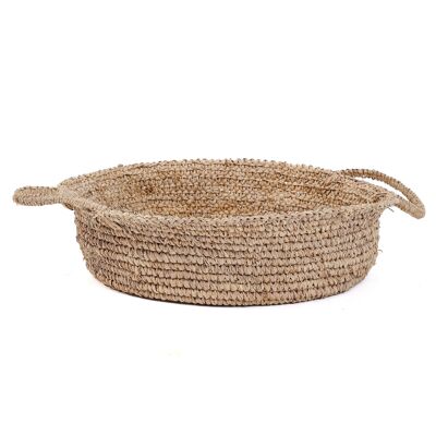 Die Raffia-Korbtabletts – Natur – L