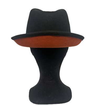 Trilby DOUBLE Negro / Calabaza T 57