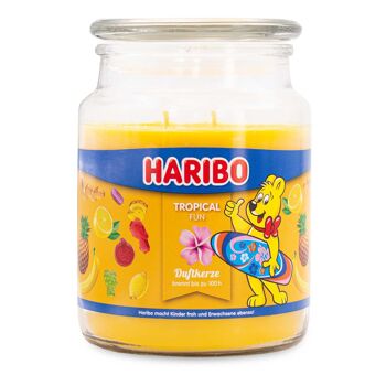 Bougie parfumée Haribo Tropical Fun - 510g 2