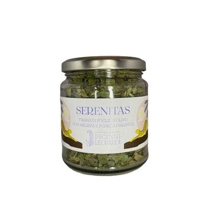 Serenitas - Té de hierbas elaborado con hojas de olivo, melisa y piel de naranja