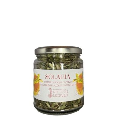 Solaria - Té de hierbas de hojas de aceite, canela, jengibre, stevia