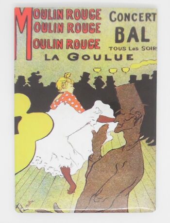 Frigo Magnet Paris affiche Moulin Rouge concert Bal 1