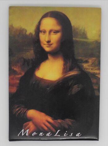 Aimant de réfrigérateur Paris Mona Lisa de Léonard de Vinci 1