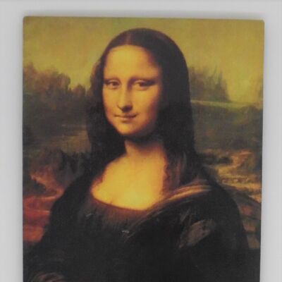 Imán de nevera París Mona Lisa de Leonardo da Vinci