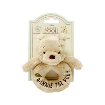 Winnie The Forest of Blue Dreams Plush Rattle Ring