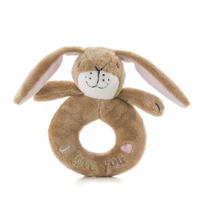 Guess How Much I Love You Rattle Ring - Little Brown Hare