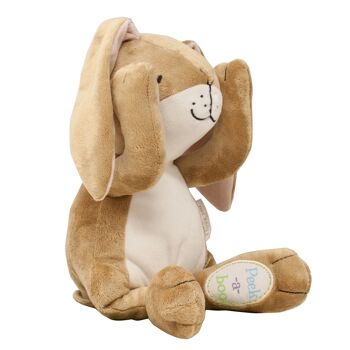 Peluche "Coucou !" Devine combien je t'aime - Petit Lièvre Brun 7