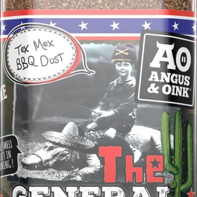 The General - Polvo para barbacoa Tex Mex - Cápsula de 1,1 kg